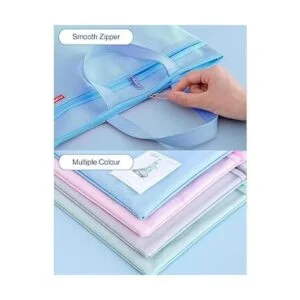 Pendancy Bolsa de malla con cremallera tamaño A4_5