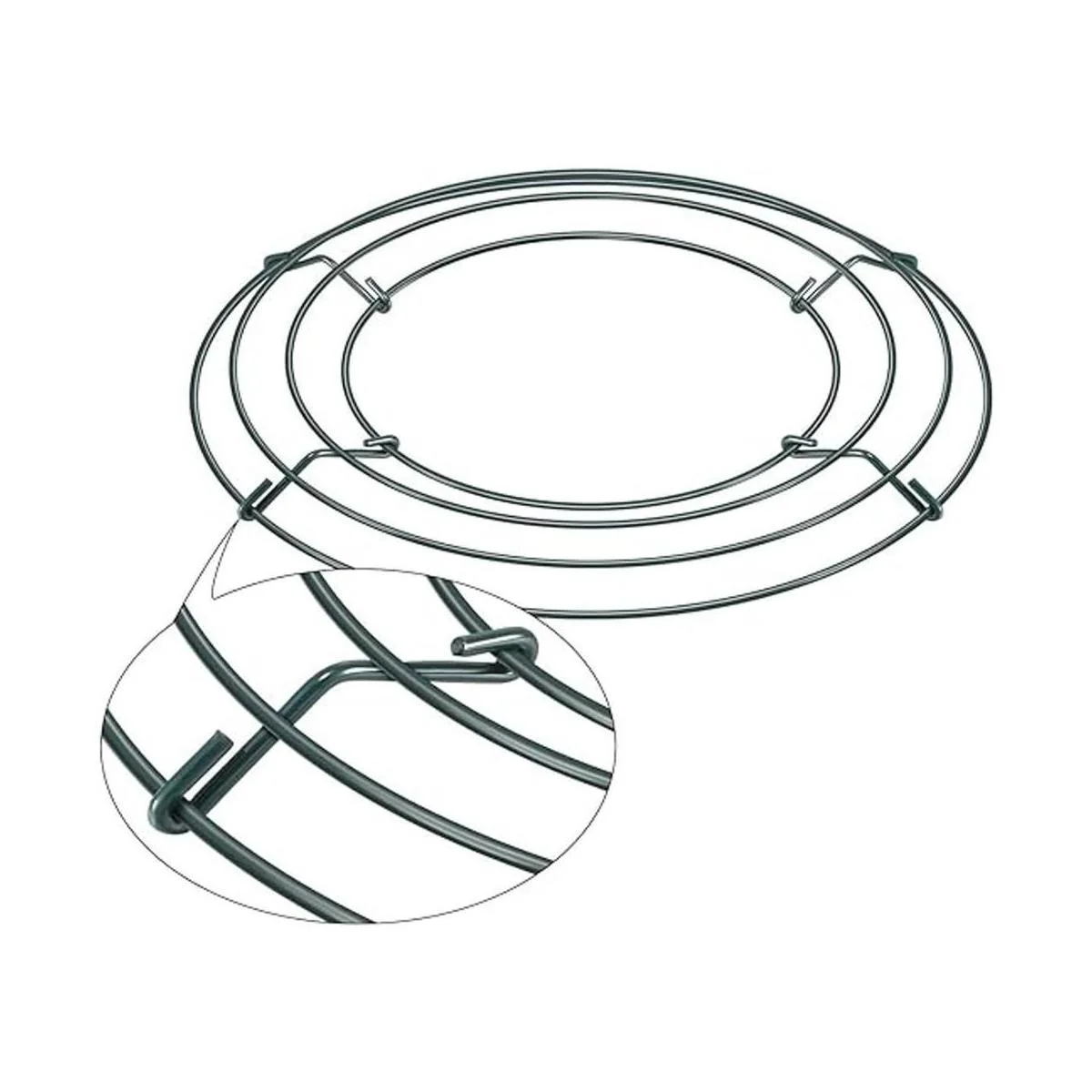 BBTO 3 coronas de alambres ideales para decoraciones de_3