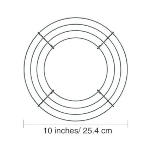 BBTO 3 coronas de alambres ideales para decoraciones de_2