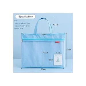 Pendancy Bolsa de malla con cremallera tamaño A4_2