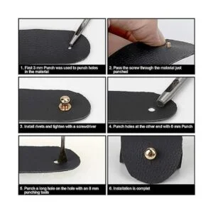 INKNOTE 125 juegos de 5 colores Chicago tornillos sólidos_4