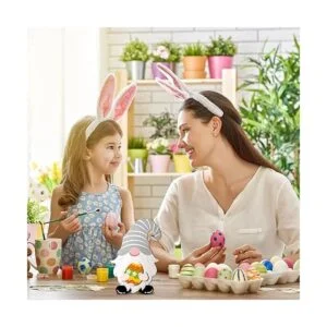 Gnomo de madera para el día de San Valentín decoración_4