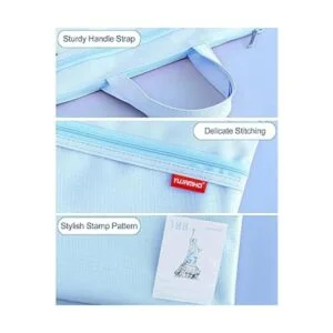 Pendancy Bolsa de malla con cremallera tamaño A4_4