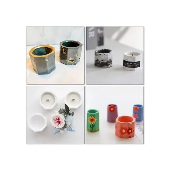 2 moldes de silicona para macetas de flores plantas_7