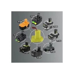 Adaptador de ruedas eléctricas para Ryobi 18 V P108 P107_6