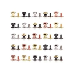 INKNOTE 125 juegos de 5 colores Chicago tornillos sólidos_1