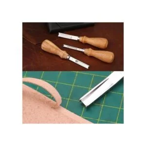 wan Juego de herramientas biseladoras de cuero con borde_4