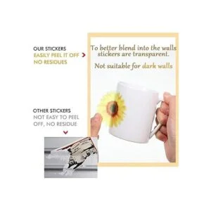 72 calcomanías extraíbles para decoración de pared de_3