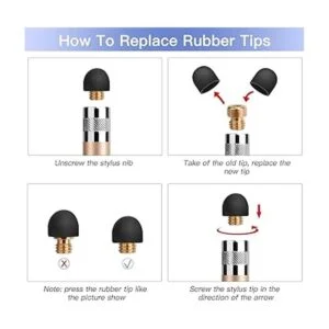 StylusHome Lápices para pantallas táctiles 3 piezas_3