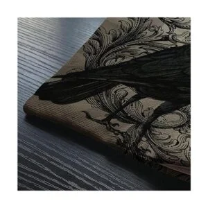 Smooffly Funda de almohada decorativa de vaca retrato de_3