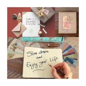 MOLNESO Papel de álbum de recortes tamaño pequeño_5