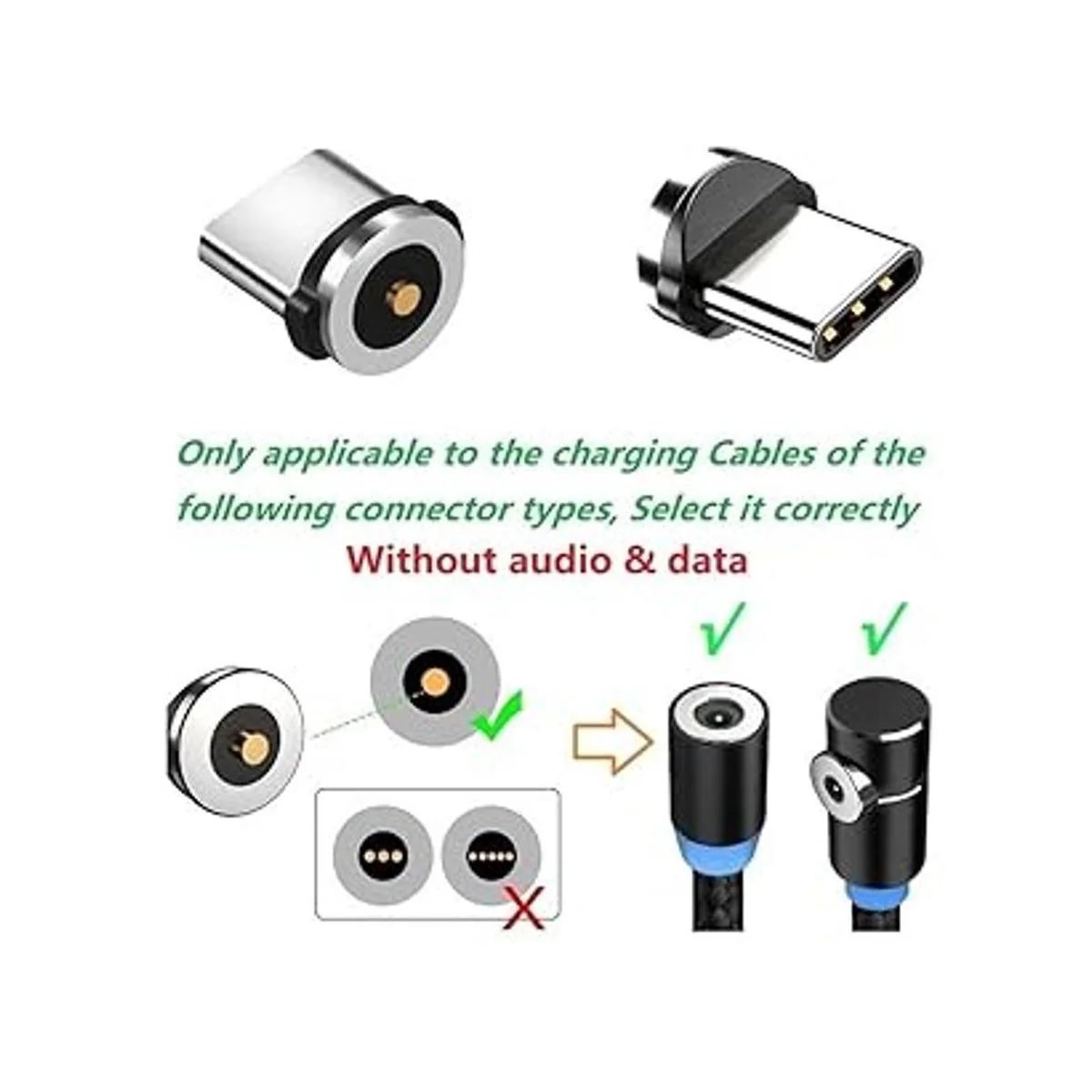 Serie de carga magnética puntas tipo c10 piezas puntas_2