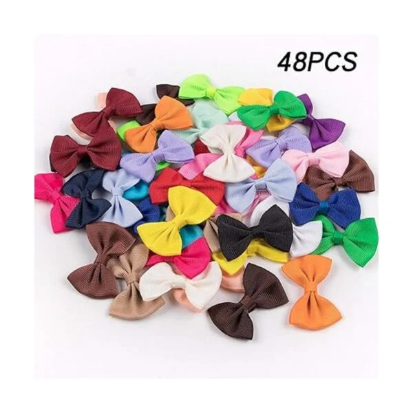 XIMA 48 piezas 24 pares de clips para el pelo de perro_5