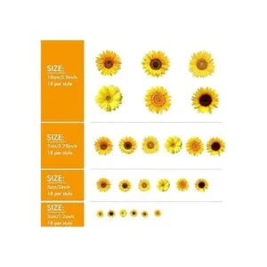 72 calcomanías extraíbles para decoración de pared de_4