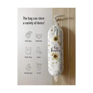 Hglian Soporte y dispensador de bolsas de plástico de_2