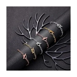 24 cadenas de pulsera con cierre de palanca OT de_4