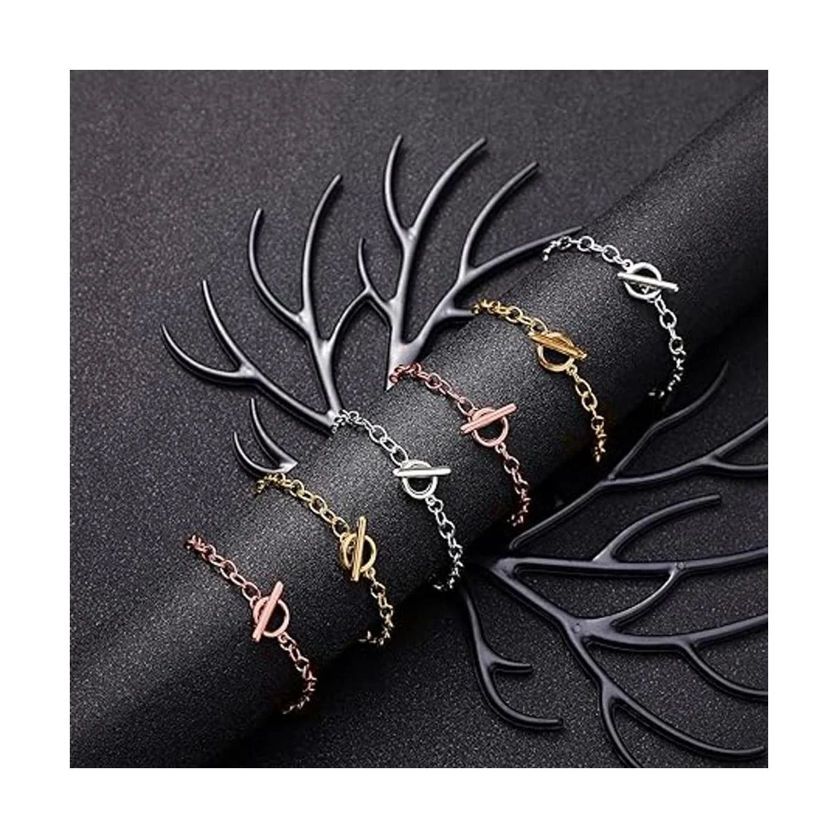 24 cadenas de pulsera con cierre de palanca OT de_4