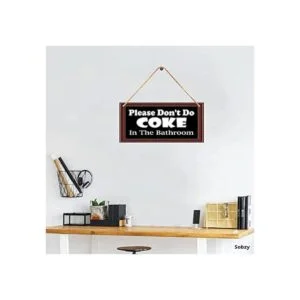 Divertidos letreros de baño Please Dont Do Coke in The_4