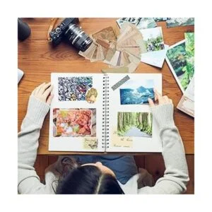 MOLNESO Papel de álbum de recortes tamaño pequeño_4