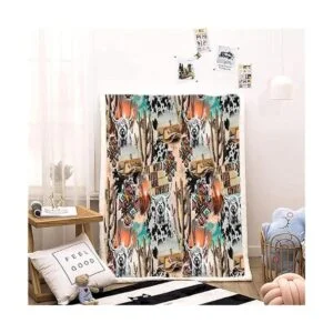 Linda manta con estampado de vaca de dibujos animados_2