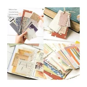 MOLNESO Papel de álbum de recortes tamaño pequeño_2