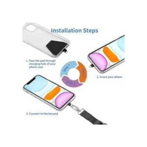 OUTXE Cordón para teléfono paquete de 2 correas_5