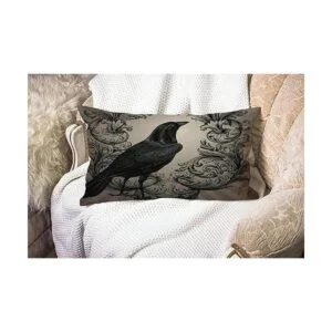 Smooffly Funda de almohada decorativa de vaca retrato de_2