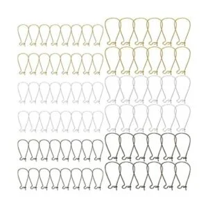 300 ganchos para aretes para hacer joyas hipoalergénicos_1