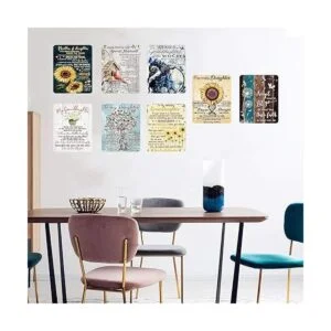 Super durable Letrero de metal Accept What is Let Go of_5