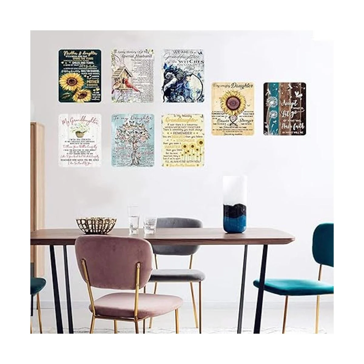 Super durable Letrero de metal Accept What is Let Go of_5