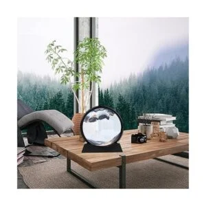 Pintura de arena fluida paisaje natural 3D pintura_6