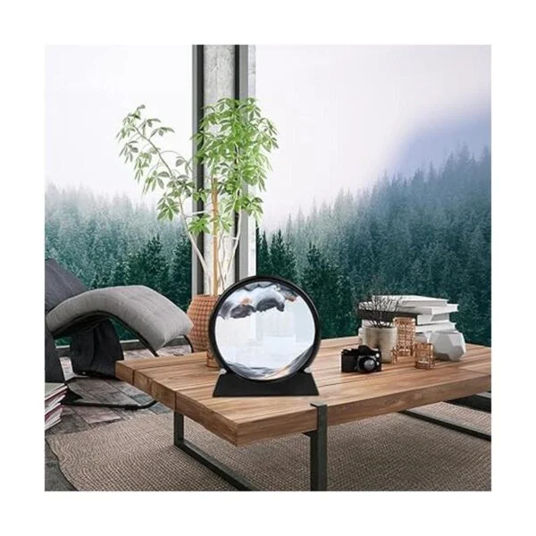 Pintura de arena fluida paisaje natural 3D pintura_6