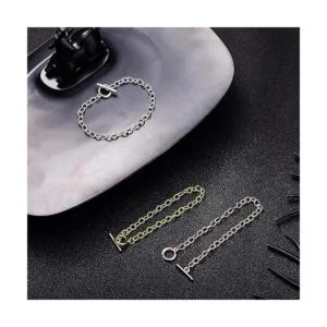 24 cadenas de pulsera con cierre de palanca OT de_5