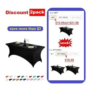 FORLIFE Fundasmanteles de elastano de ajuste universal_2