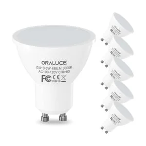 Bombillas LED GU10 de 6 W equivalente a halógeno de 50 W_1