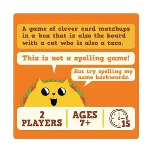 Tacocat Spelled Backwards juego de cartas familiar Juego_5