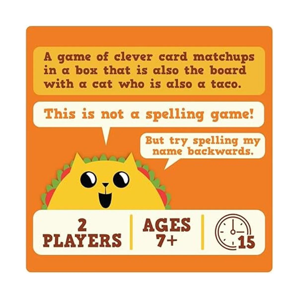 Tacocat Spelled Backwards juego de cartas familiar Juego_5
