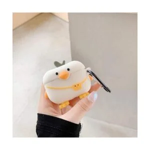Compatible con AirPods Pro Funda blanca de pato para_4