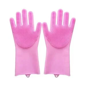 Guantes de aseo para mascotas para baño y depilación_1