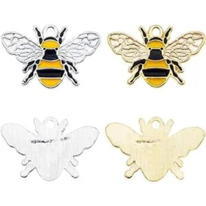 JJGrace 24pcs 1.024x0.669 in esmalte Little Bee Honeybee_2
