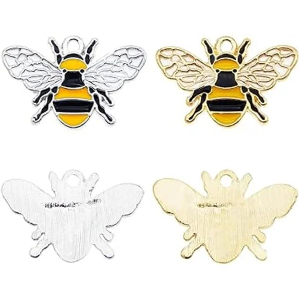 JJGrace 24pcs 1.024x0.669 in esmalte Little Bee Honeybee_2