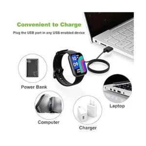 Cargador para reloj Wyze 2 cables de carga USB de_4