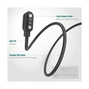 Cargador para reloj Wyze 2 cables de carga USB de_3