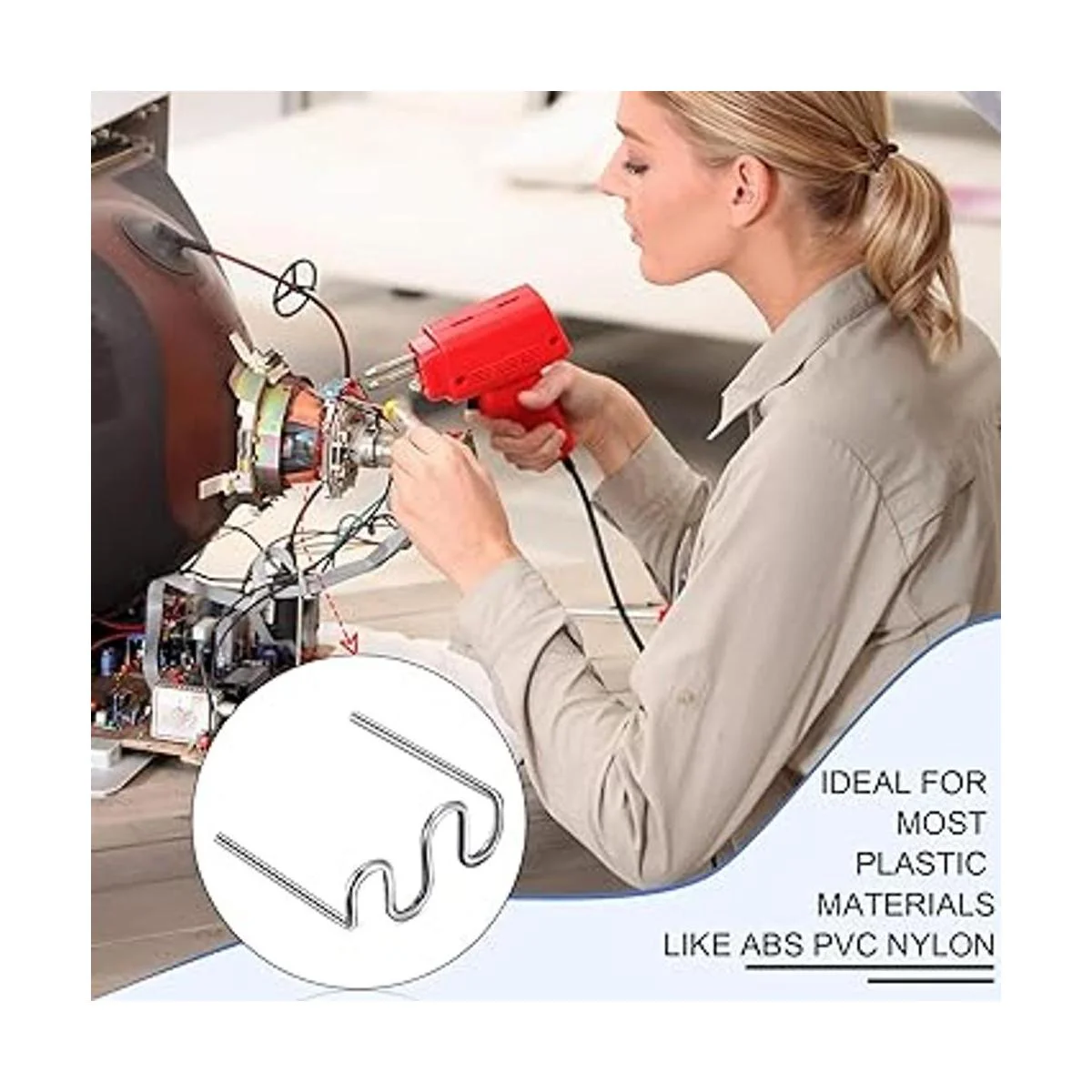 1000 piezas de grapas calientes varillas de soldadura_5