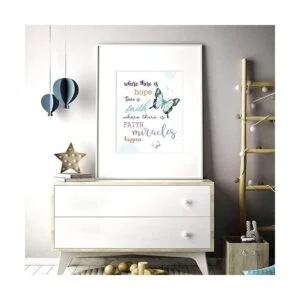 Impresiones inspiradoras de pared de mariposas en_3