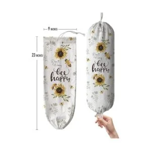 Hglian Soporte y dispensador de bolsas de plástico de_5