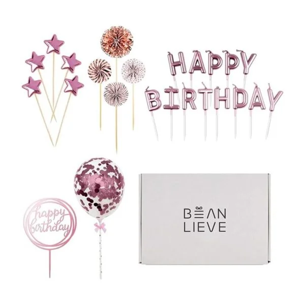 BEAN LIEVE Juego de velas de cumpleaños decoración de_7