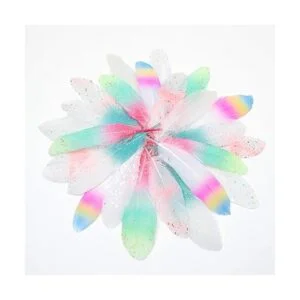 Paquete de 50 piezas de 5 estilos de plumas de ganso_3