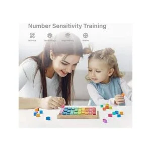 ROBUD Juego de mesa de multiplicación de madera y_4