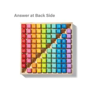 ROBUD Juego de mesa de multiplicación de madera y_3